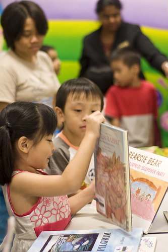 children-library Image by kodomut on Flickr