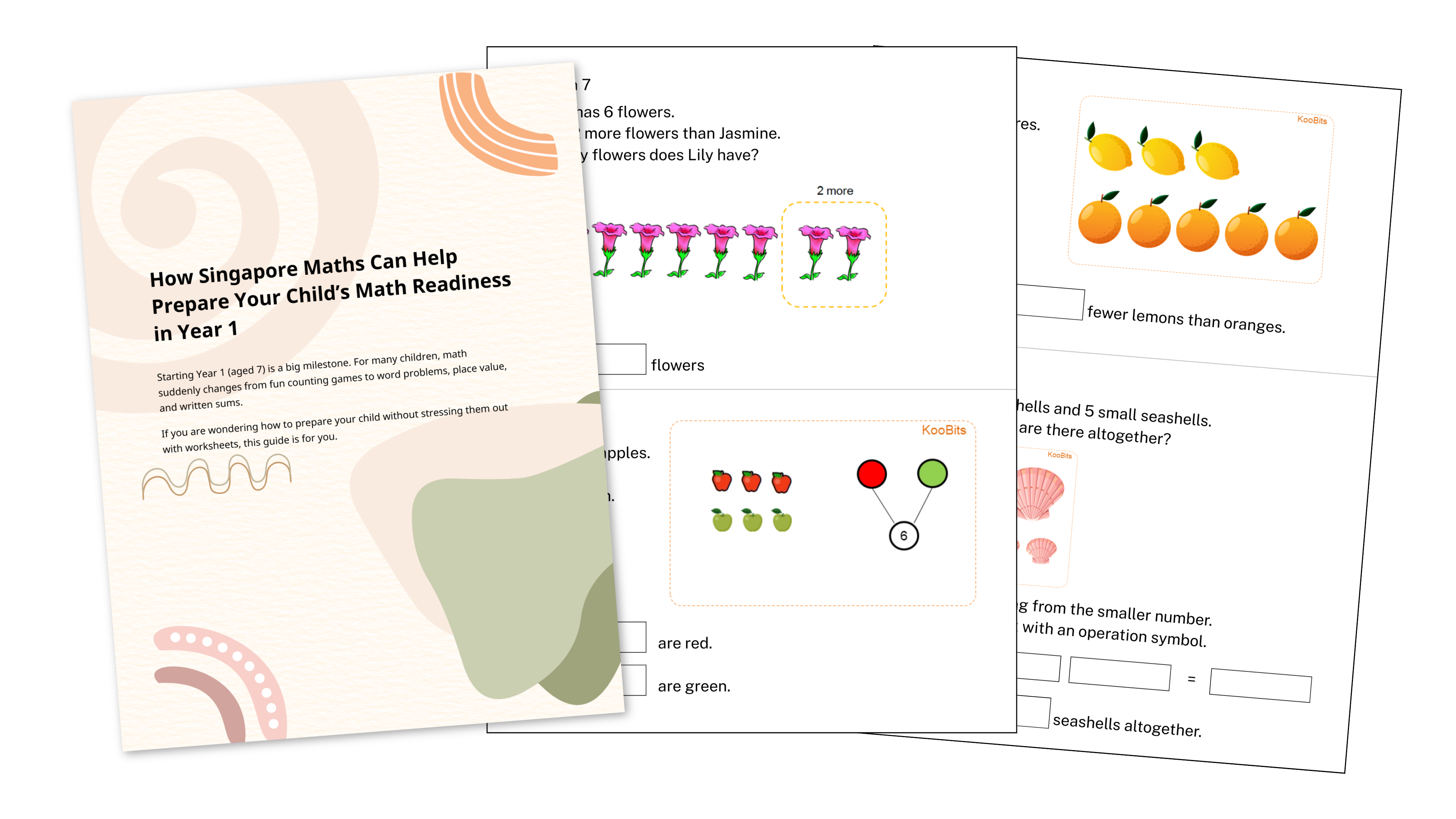 P1 Singapore Maths Free Starter Kit Preview